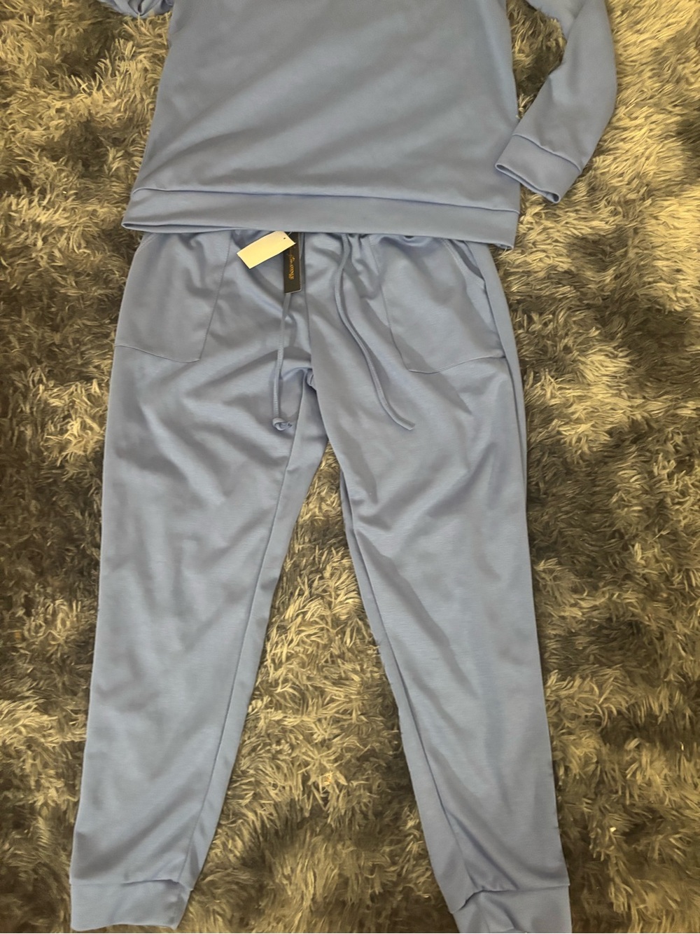 Light Blue Men's Jogger Set - Unbranded